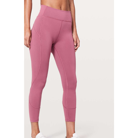lululemon athletica Pants - Lululemon - Women's Moss Rose, In Movement Everlux 25" Leggings (size 4)